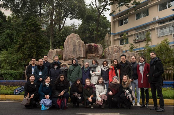 清华大学环境学院中法高级硕士技术交流行参观考察宜宾海天